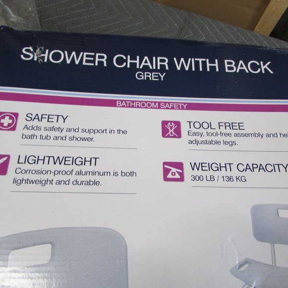 Drive Other New Drive Rtl222kdr Shower Chair With Back Poshmark